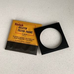 3-Inch Kodak Gelatin Filter Frame, Vintage, In Original Envelope Sleeve
